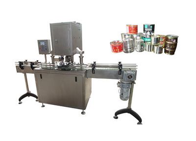 全自動(dòng)封罐機(jī)全景圖